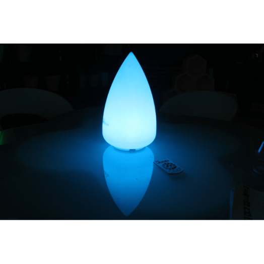 LED LÁMPA CSEPP FORMA 21X21X34CM TÁVIRÁNYÍTÓVAL, SZÍNVÁLTÓS