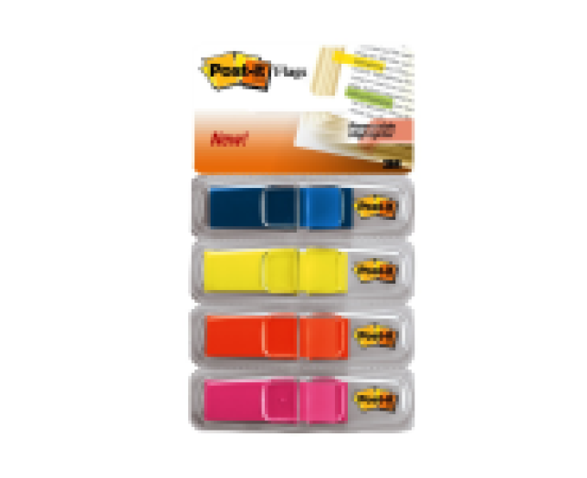 Post-it 683-4ABX jelölőcímke 12×43mm 4 × 35db élénk színek