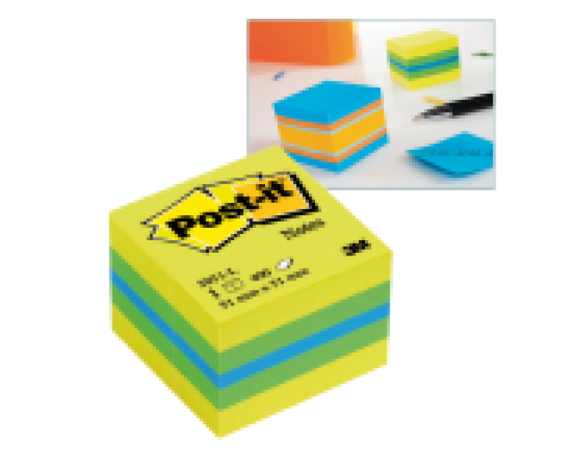 Post-it mini öntapadó kockatömb 51x51 mm