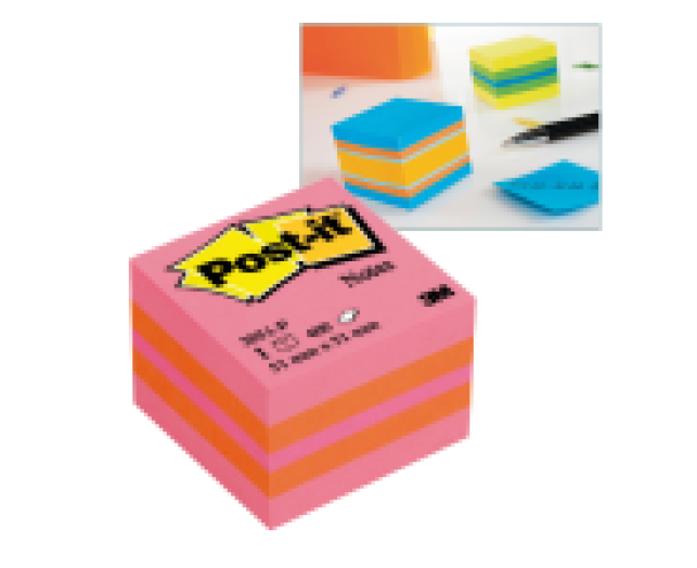 Post-it mini öntapadó kockatömb 51x51 mm