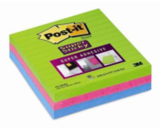 Post-it Super Sticky jegyzettömb 100x100 mm 3 tömb