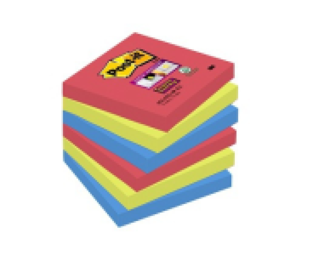 Post-it Super Sticky jegyzet tömb 76x76mm 6 tömb/csomag
