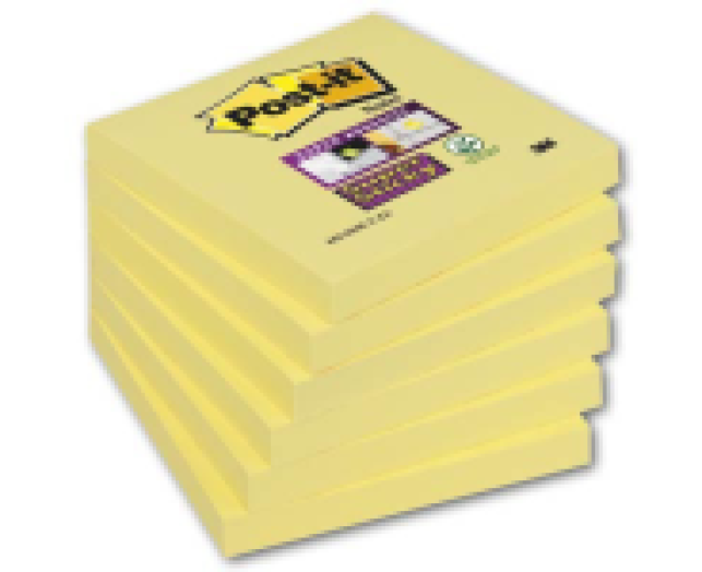 Post-it Super Sticky jegyzet tömb kanári sárga