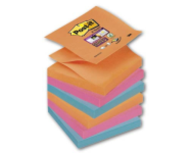 Post-it Super Sticky Z-tömb 76x76 mm 6 db/csomag