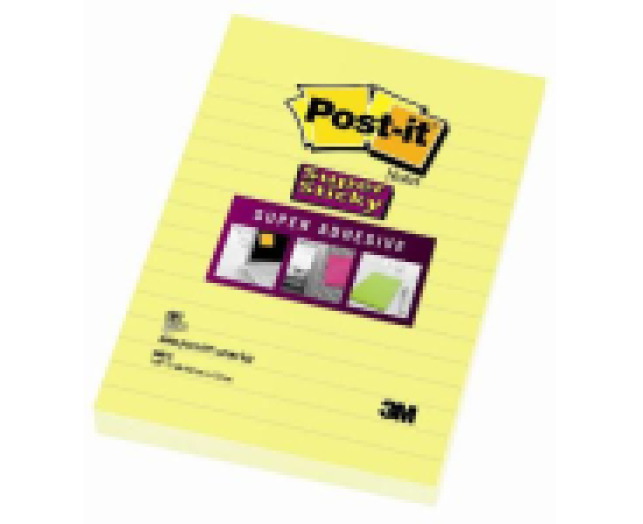 Post-it SuperS jtömb 102x152mm