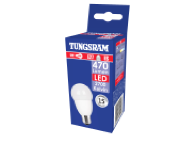 9444 Tungsram LED kisgömb izzó 5W E27, 470lm