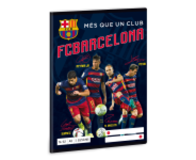 FC Barcelona fotós A5 füzet 16-32 2.osztály