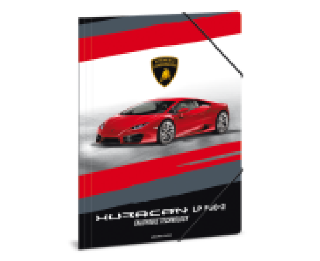 Ars Una Lamborghini A4 gumis mappa piros