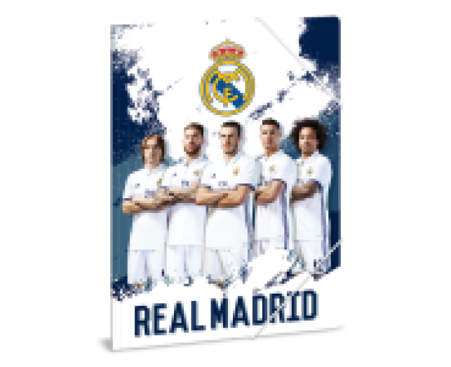 Ars Una Real Madrid A4 gumis mappa fehér-kék