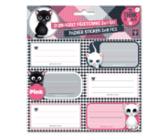 Ars Una Think-Pink füzetcímke 3x6db