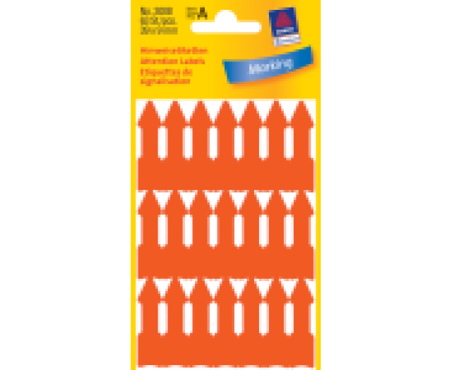 Avery 3008 figyelemfelhívó nyíl piros 39 x 9 mm