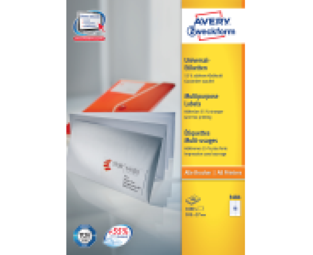 Avery univerzális etikett 100 ív/csomag