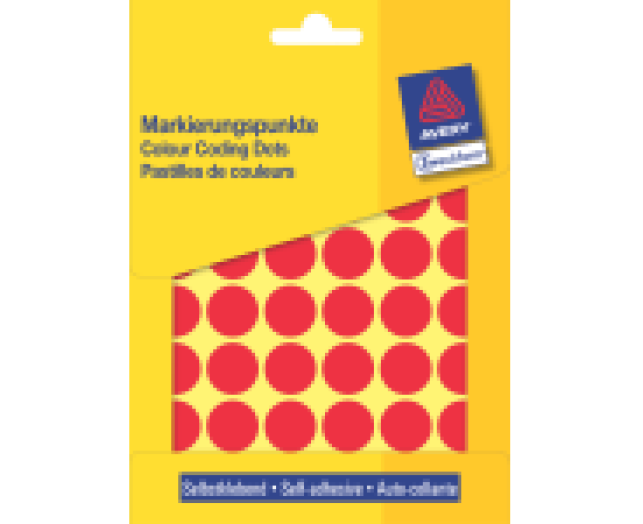 Avery színes jelölőpont 18 mm 1056 címke
