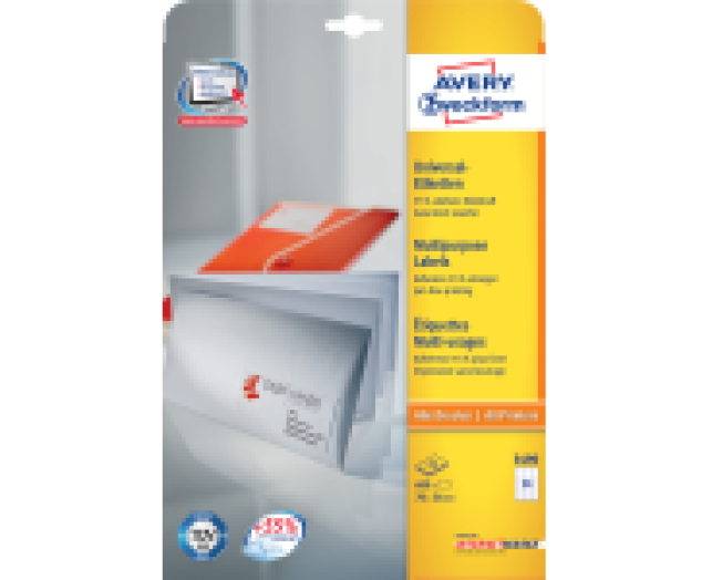 Avery univerzális etikett 25 ív/csomag
