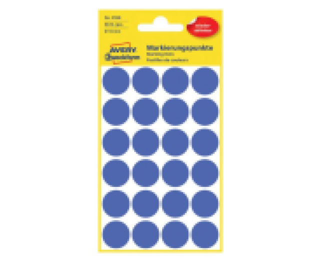 Avery visszaszedhető jelölőpont 18 mm 96 db