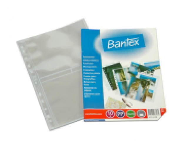 Bantex lef. fényképtartó tasak A4 víztiszta 80 mikron 10 db