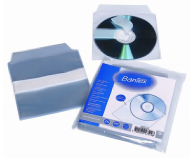 Bantex öntapadós CD/DVD zseb 25 db/cs