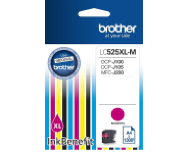 Brother LC525XLM tintapatron DCP-J100/J105 nyomtatóhoz,vör.