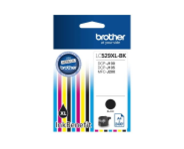 Brother LC529XLB tintapatron DCP-J100/J105 nyomtatóhoz,fek.