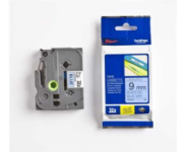 Brother TZE521 9mm laminált szalag, kék/fekete
