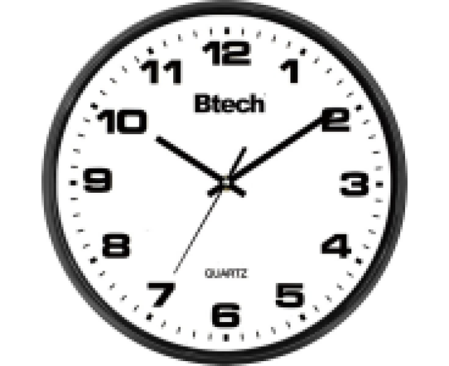 Btech falióra BH-100 fekete 32 cm átmérőjű