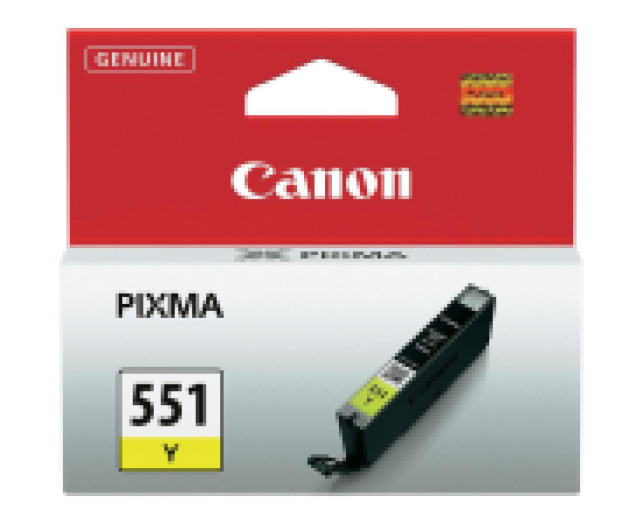 Canon CLI551 patron, sárga