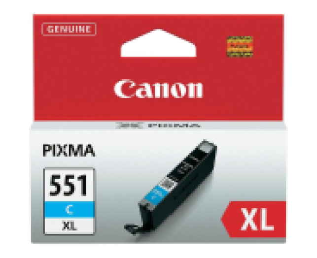 Canon CLI551XL patron, cián