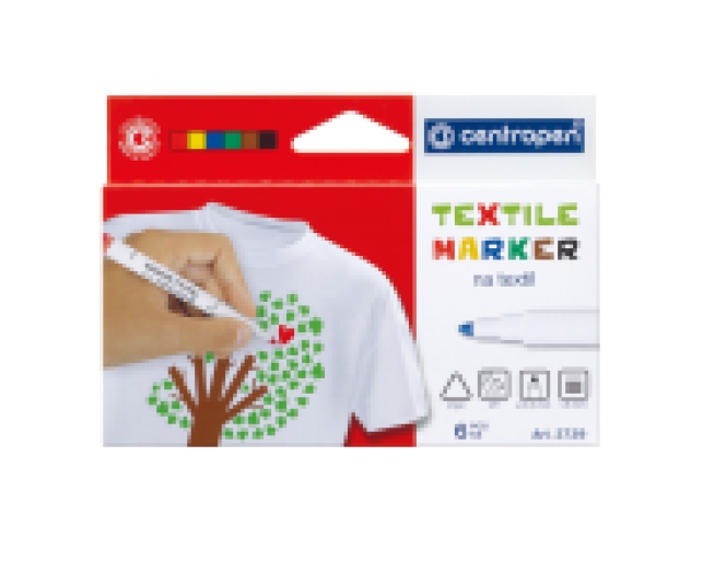 Centropen textilfilc 6 db-os készlet