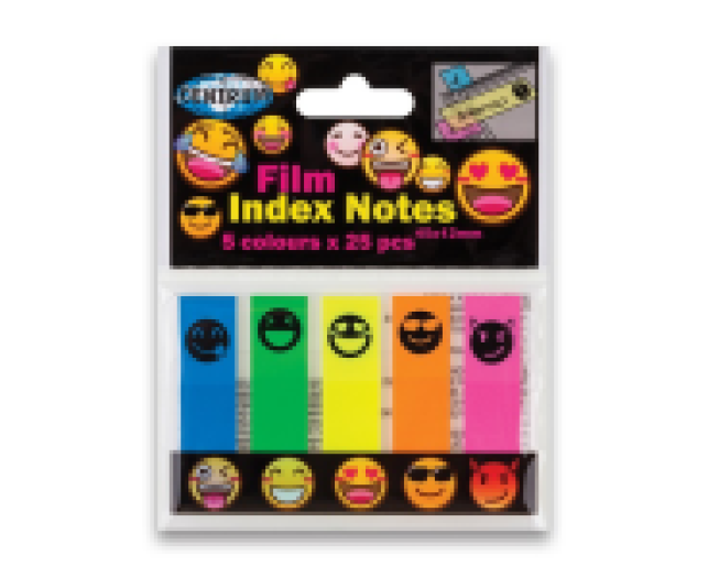 Centrum Emojidex oldaljelölő 45 x 12 mm 5 x 25 lapos