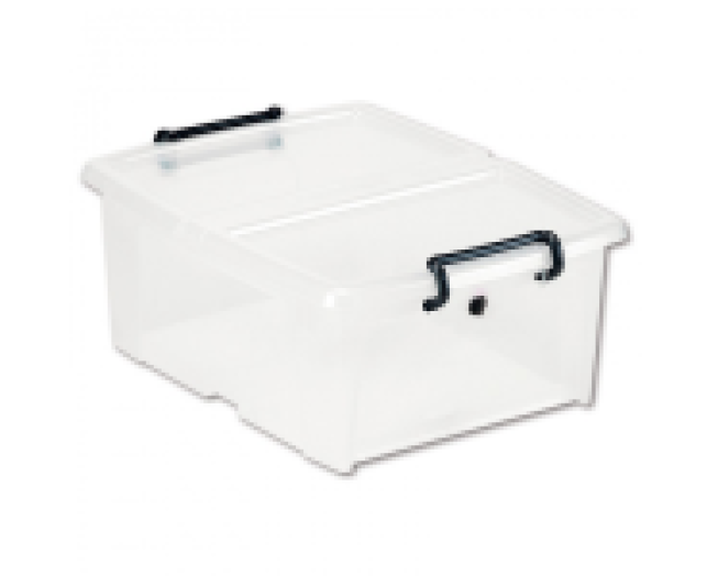 CEP Strata műanyag tárolódoboz lehajtható nyílással 20 liter