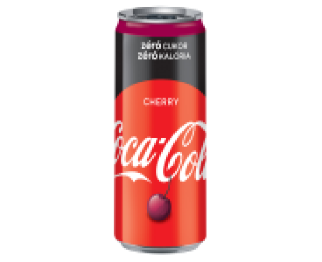 Coca-Cola Cherry Zero 0,33 l dobozos 24 db