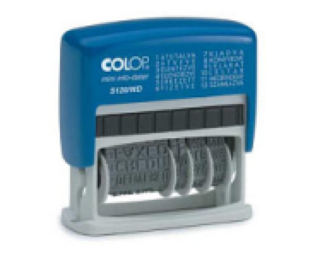 Colop S 120/WD szóbélyegző dátummal