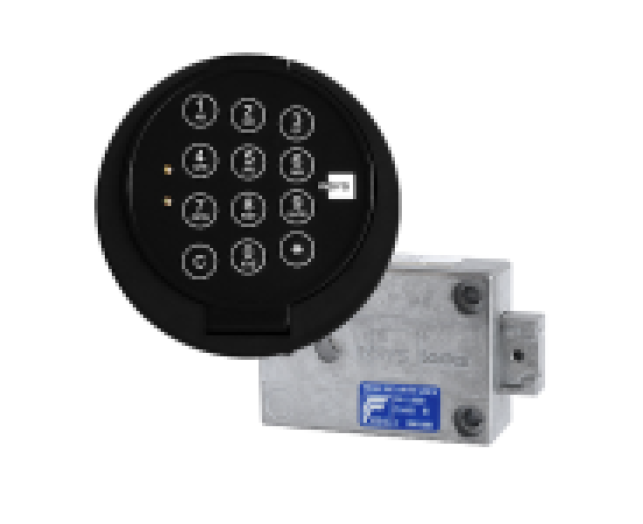 CombiLock Simplex elektronikus széfzár készlet, fekete