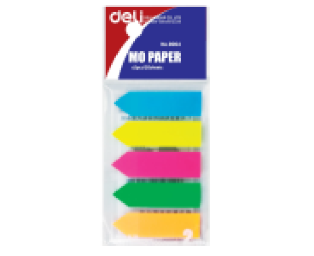 Deli oldaljelölő nyíl 44x12mm 5színx20lap