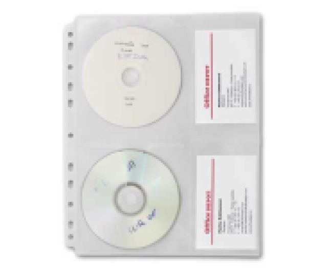 Donau CD/DVD lefűzhető genotherm víztiszta 10 db