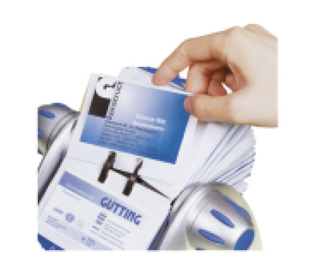 Durable névjegykártyatartó pótlap zseb 40 db/cs