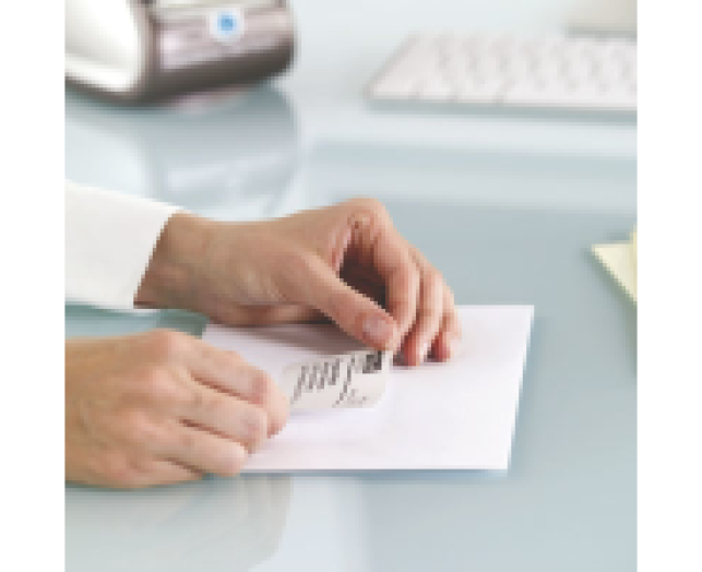 Dymo Labelwriter 89x36mm etikett, műanyag átlátszó
