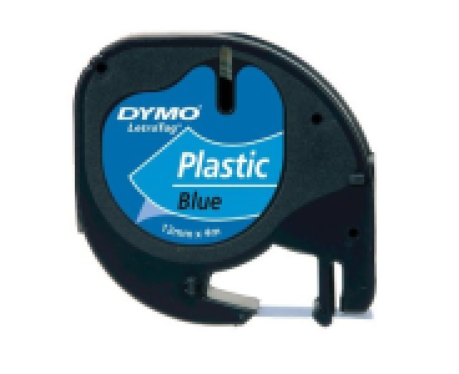 Dymo LT műanyag szalag 4m, kék