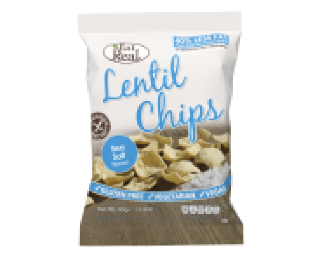 Eat Real Lencse Chips tengeri sóval 40 g