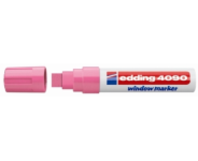 Edding 4090 marker ablakra