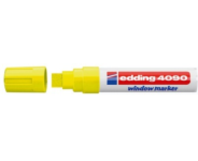 Edding 4090 marker ablakra