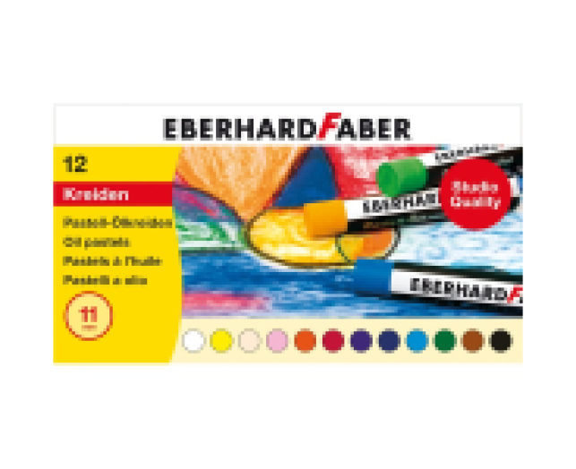 EF-Studio Olajpasztell kréta 12db, vegyes szín