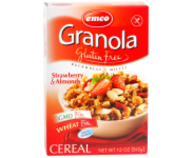Emco Gluténmentes müzli eperre és mandulával 340g