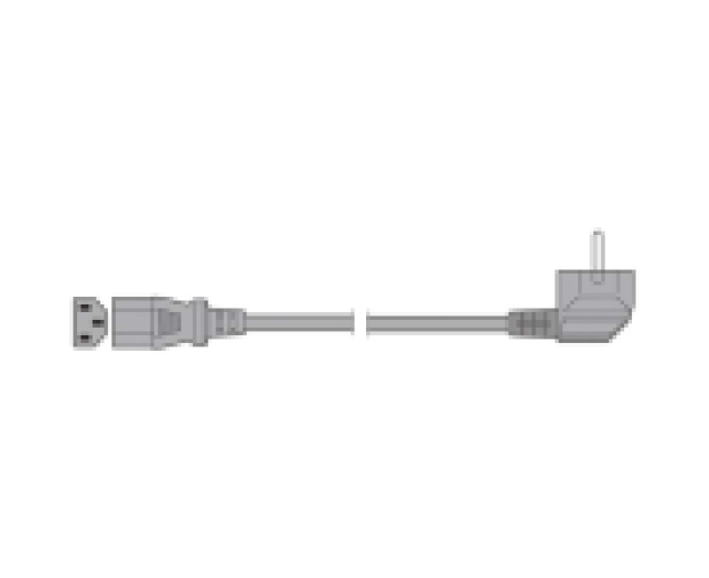 Emos flexo tápkábel PC-hez 1,5m fekete