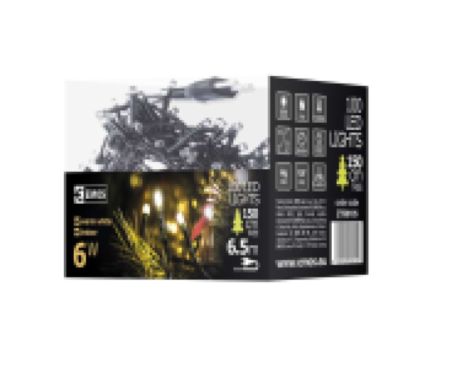 Emos karácsonyi fényfüzér classic 5M, 100LED, fehér