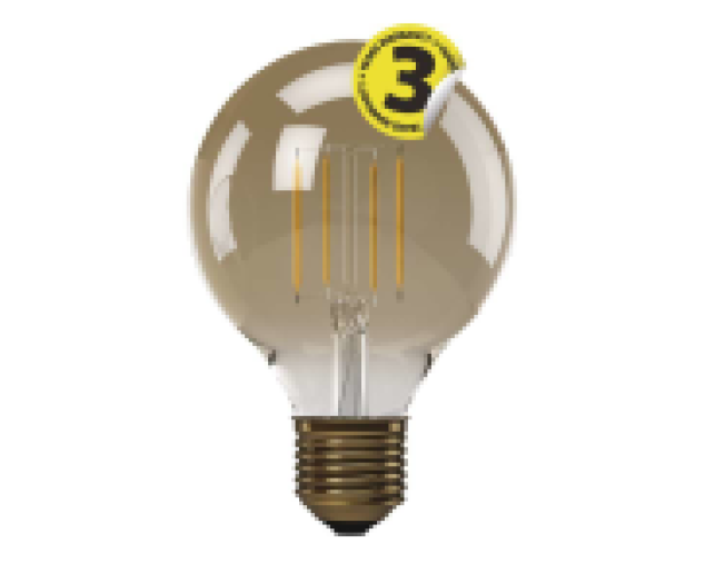Emos Led izzó VINTAGE G95 E27 4 W WW+ 380lm