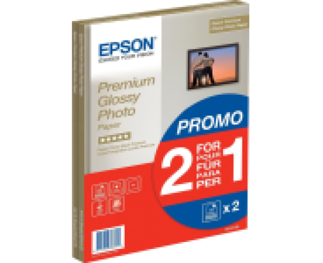 Epson 10x15  2x40Lap 255g fényes fotópapír