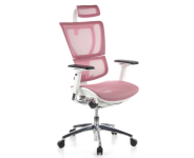 Ergohuman Lady net hálós főnöki szék pink