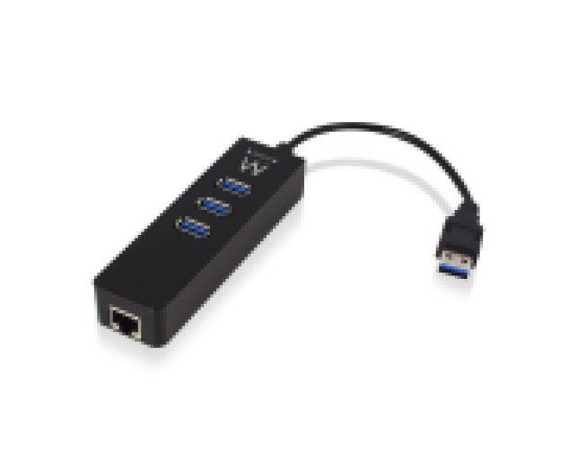Ewent EW1140 USB 3.0 HUB + Gigabit port