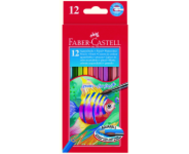 FC-Színesceruza aquarell 12db 1 ecsettel